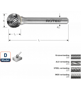 HM-STIFTFREES DZ6 KOGEL 12.7MM X11X56 AS=6MM