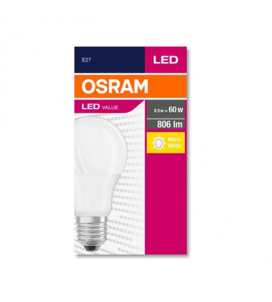 OSR.LEDST.VALUE CLA60M 8,5W 827 E27