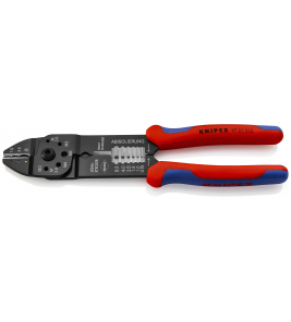 KNIPEX 97 21 215 CRIMPTANG GEISOLEERDE KABELSCHOENEN 215MM