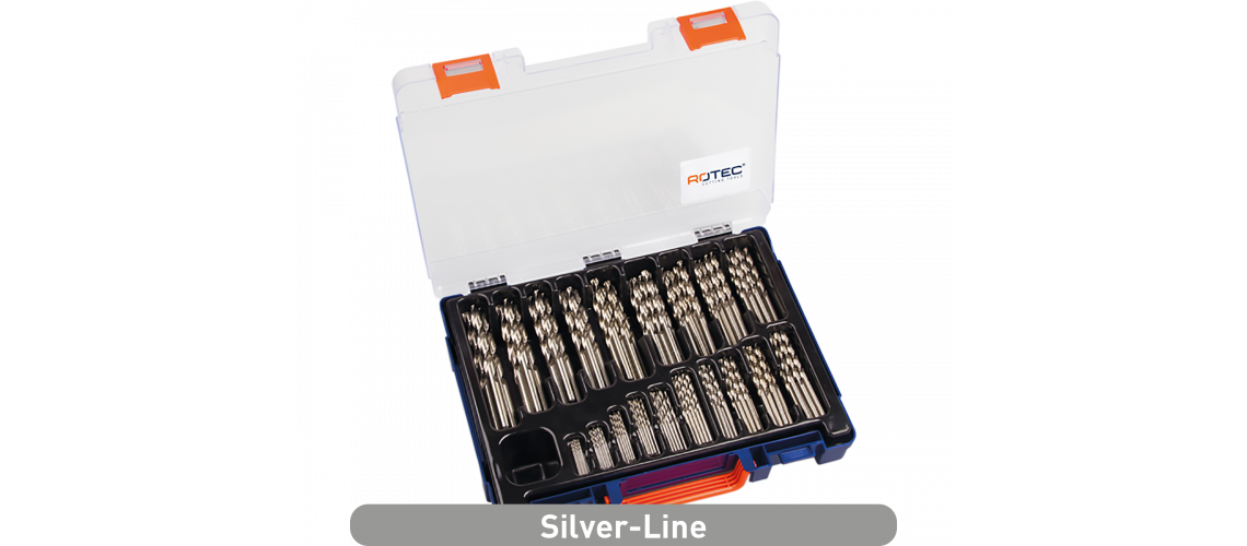 ROTEC SPIRAALBORENSET IN KOFFER DIN338 HSS-G 170 DELIG ø1-10