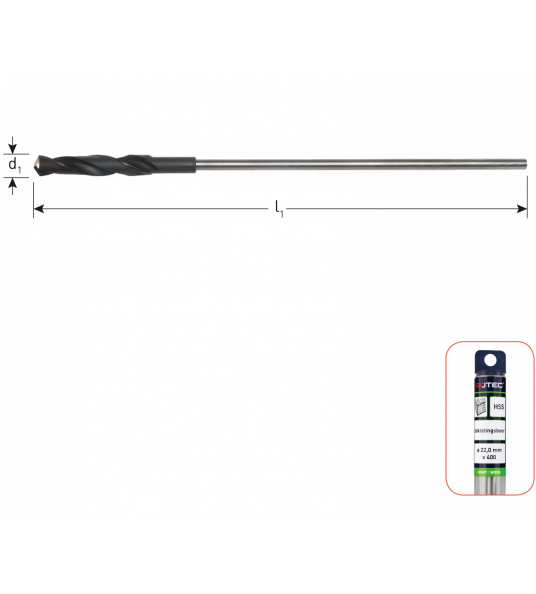 HSS BEKISTINGSBOOR, ø10X400