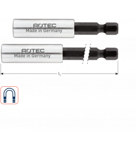 BITHOUDER E6.3X60, MAGN., HULSø11X35, MET C-RING (VPE 1)