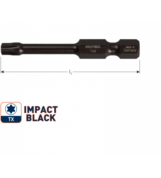 IMPACT SCHROEFBIT T 20, L=50, E6.3, BASIC