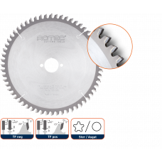 CIRKELZAAGBLAD VOOR NON-FERRO/TRESPA ø210X2,4X30 Z=72 TF NEG 5GR