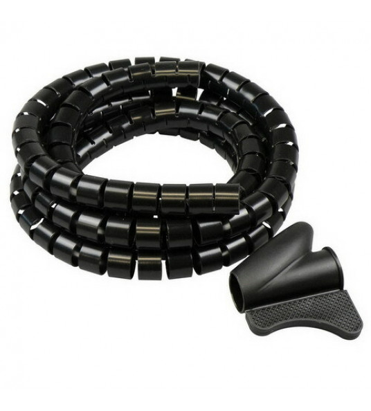 KABELRITSSLANG 22MM ZWART TACK (2 METER)