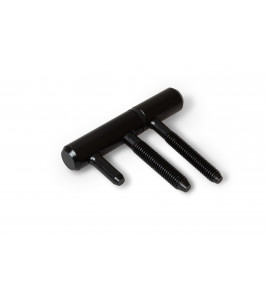 DX INBOORPAUMELLE OPDEKDEUR ZWART 14MM HOUTEN KOZIJN