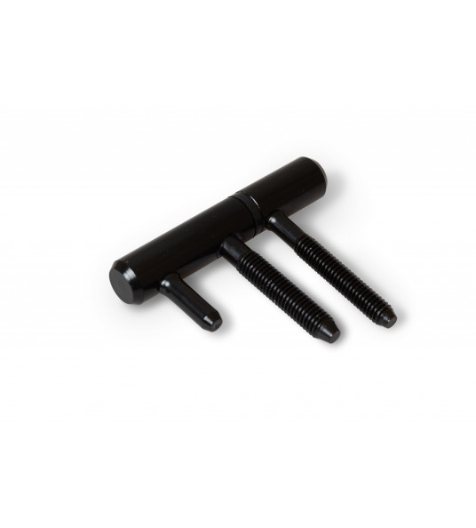 DX INBOORPAUMELLE OPDEKDEUR ZWART 14MM HOUTEN KOZIJN