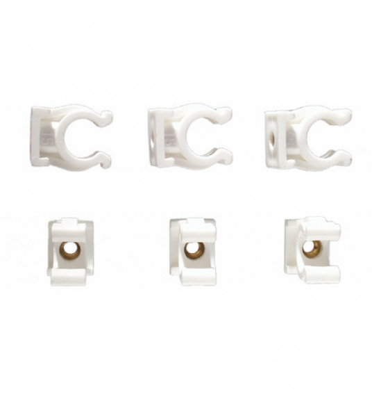 ENKELE CLIP KOPERBUIS 22MM (2ST)