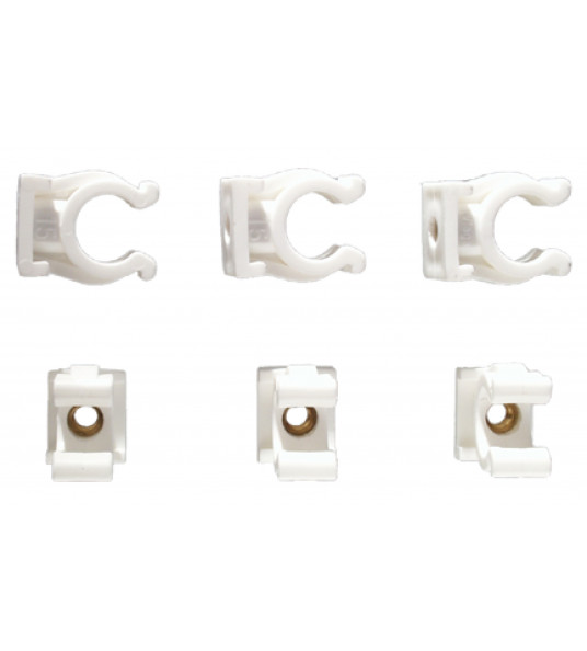 ENKELE CLIP KOPERBUIS 15MM (25ST)