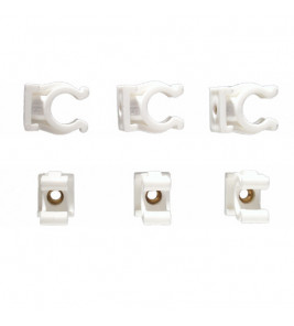 ENKELE CLIP KOPERBUIS 15MM (6ST)
