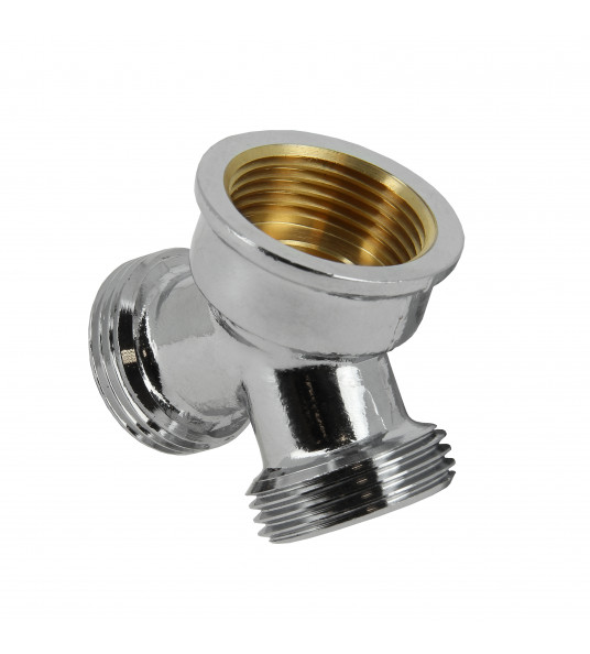 BONFIX DRAAD VERCHROOMD Y-STUK 3/4" BU. X 3/4" BI. X 3/4 BU.