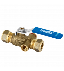 BONFIX 824910 KNEL KOGELSTOPKRAAN 15X15MM MET AFTAP