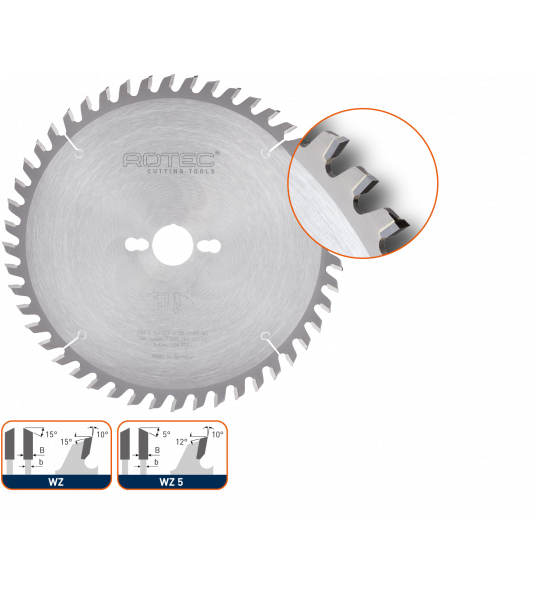 CIRKELZAAGBLAD SCHULPEN EN AFKORTEN ø250X3,2X30 Z=80 WZ
