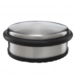 DEURSTOPPER ZONDER MONTAGE: 1,15 KG RVS LOOK 4.5CM X 10 CM