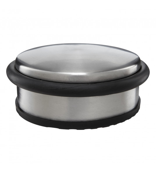 DEURSTOPPER ZONDER MONTAGE: 1,15 KG RVS LOOK 4.5CM X 10 CM