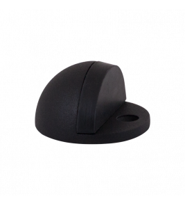 GPF8721.61 ZWART DEURSTOPPER ROND 25X44 MM