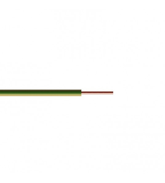 10 METER VD DRAAD 2,5-QMM GR/GEEL