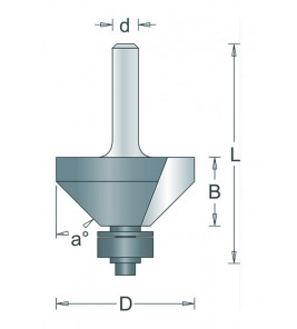 295-8 HM FASEFREES 45&deg; , D= 35, A= 45