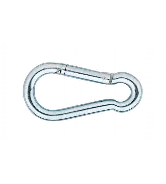 KARABIJNHAAK 120 X 11 MM VERZINKT
