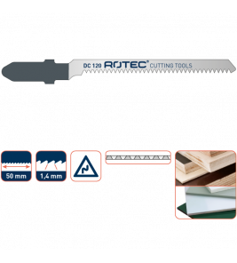 DECOUPEERZAAGBLAD DC120 HOUT/BOCHTEN FIJN (5 STUKS)
