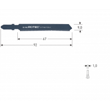 DECOUPEERZAAGBLAD DC900 TRESPA/HPL (3 STUKS)