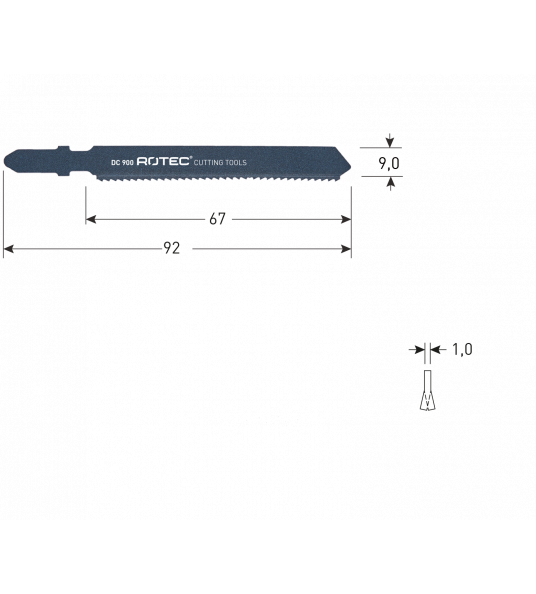 DECOUPEERZAAGBLAD DC900 TRESPA/HPL (3 STUKS)