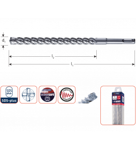 HAMERBOOR SDS+ QUATTRO-X ø12,0X210/260 (10 STUKS)