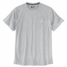 CARHARTT FORCE FLEX POCKET T-SHIRTS S/S HEATHER GREY S