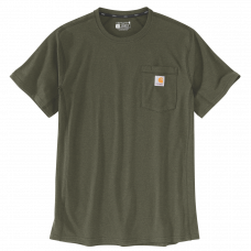 CARHARTT FORCE FLEX POCKET T-SHIRTS S/S BASIL HEATHER S