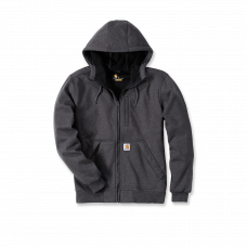 CARHARTT WIND FIGHTER HOODED SWEATSHIRT CARBON HEATHER S