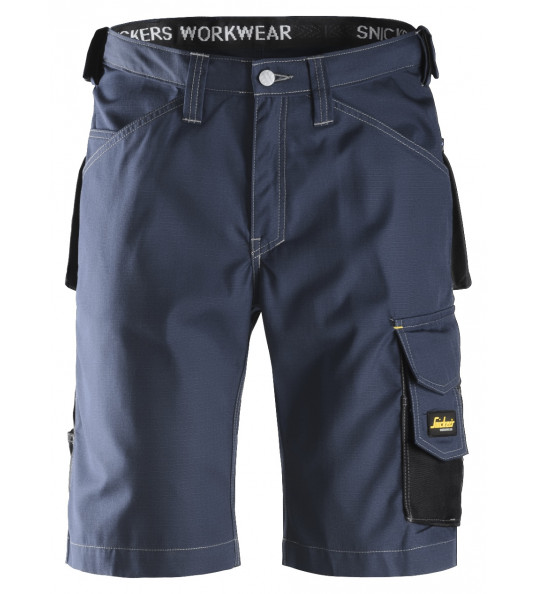 SNICKERS SHORTS, RIP-STOP, DONKER BLAUW - ZWART (9504) MT 46 OP=OP