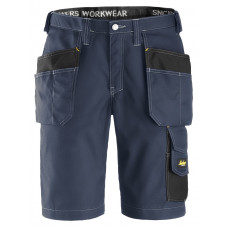 SNICKERS SHORTS M. HOLSTER POCKETS RIP-STOP DONKERBLAUW-ZWART MT50