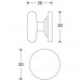 MEUBELKNOP FUNGO 20MM MGN