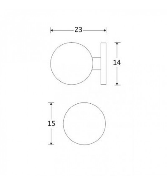 MEUBELKNOP KOGEL 25MM MMN MEUBELKNOP KOGEL 25MM MMN