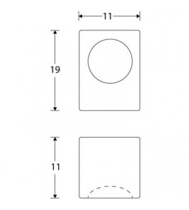 MEUBELKNOP KARE MMZ 24MM