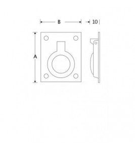 LUIKRING RECHTHOEKIG 60X47MM MMN