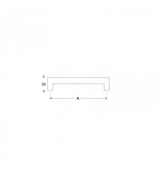 MEUBELGREEP KARE 128MM MMNO MEUBELGREEP KARE 128MM MMNO