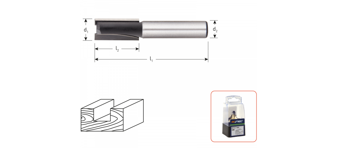 ROTEC HM GROEFFREES 18MM, SILVER-LINE ø18 X 20 MM L=52MM