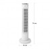 TORENVENTILATOR | 3 SNELHEDEN | ZWENKFUNCTIE | 45 W | UITSCHAKELTIMER | WIT