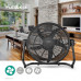 XL VLOERVENTILATOR | 50 CM DIAMETER | 3 SNELHEDEN | ZWART