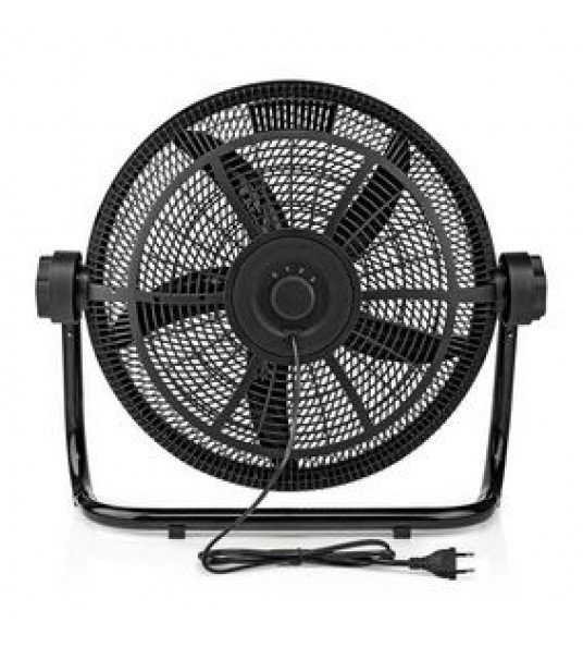 XL VLOERVENTILATOR | 50 CM DIAMETER | 3 SNELHEDEN | ZWART