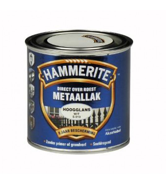 HAMMERITE HOOGGLANS WIT S010 250ML