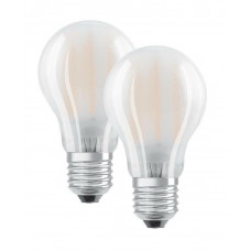 OSRAM 2X LEDLAMP E27 CLA 4W (40 WATT) 827 MAT