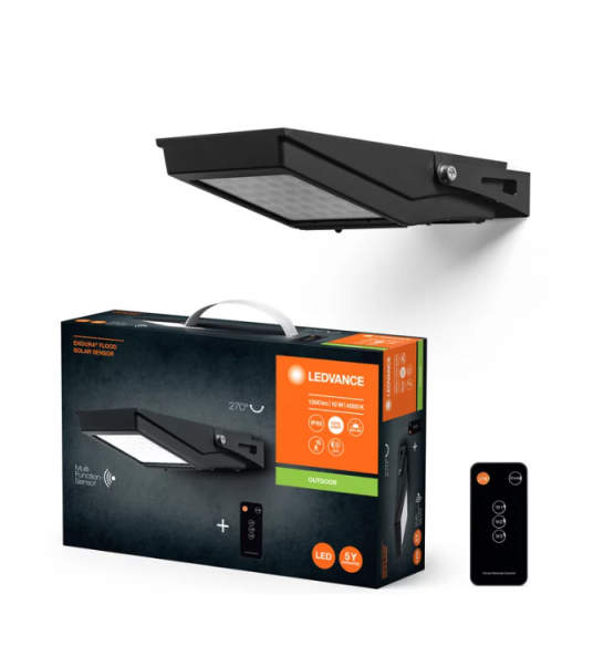 LEDVANCE FLOOD SOLAR 10W 4000K ANTRACIET