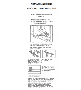 HABO KIERSTANDHOUDER 1225-2 BIN.DR.