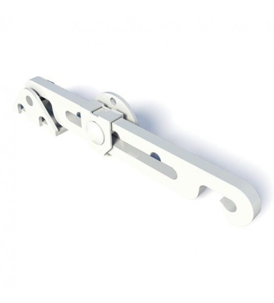 SECUMAX RAAMUITZETTER 720 - BUITENDRAAIENDE RAMEN - WIT