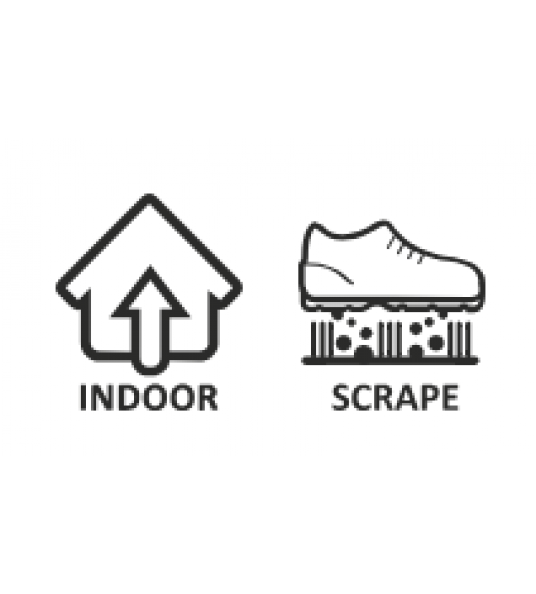 KOKOS DEURMAT RUCO COIR 17MM NATURAL 100CM