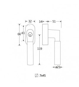 DK SLUITING BAUHAUS MGC/EBBEN