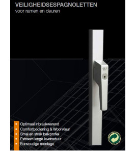 DEURESPAGNOLET SKG2 AFSLUITBAAR RS 2200MM MET UITWISSELBARE CILINDER DEURESPAGNOLET SKG2 AFSLUITBAAR RS 2200MM MET UITWISSELBARE CILINDER