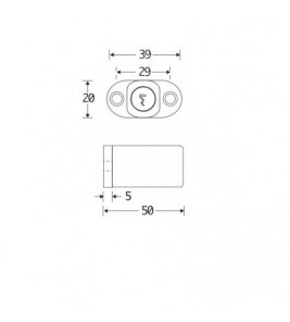 ESPAGNOLETSLOT VIERKANTE STANG MGO